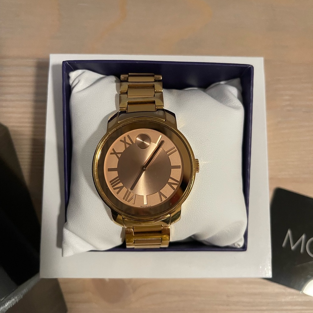 Movado Bold Rose Gold Watch